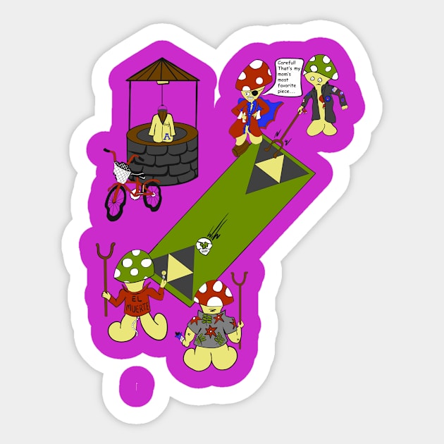 Truffle Shuffling Sticker by UpwindNihilist